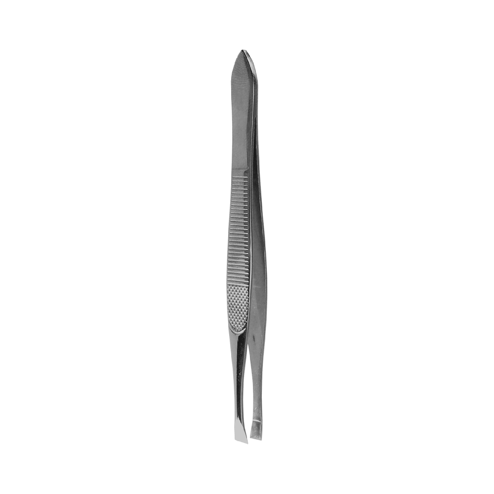 J00074 PINZA  RECTA NIQUELADA ACERO INOXIDABLE